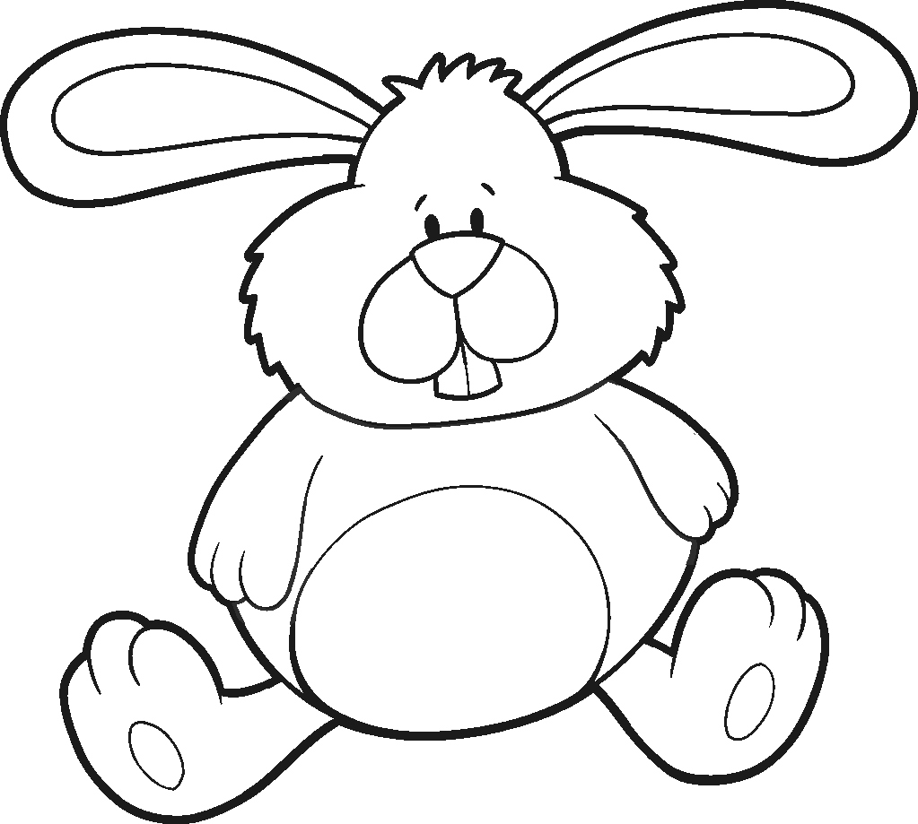 1023x919 Bunny Coloring Pictures Fresh Cute Bunny Coloring Pages Free