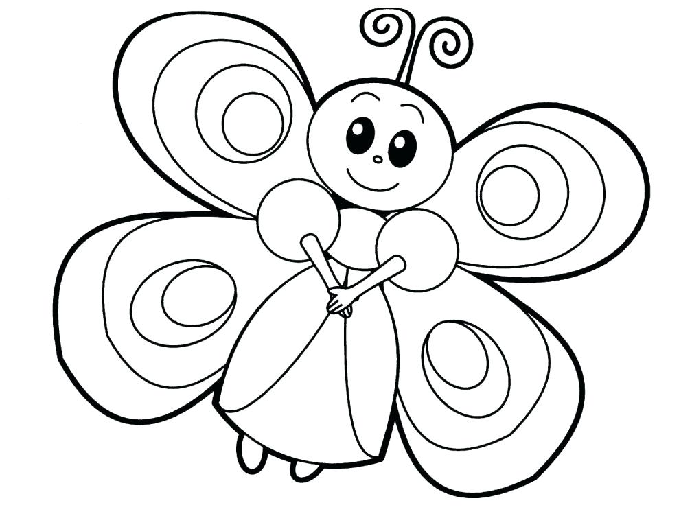 1008x768 Cute Butterfly Coloring Pages Sweet Looking Animals Coloring Pages