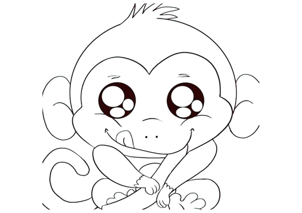 1052x743 Animal Coloring Pages Cute