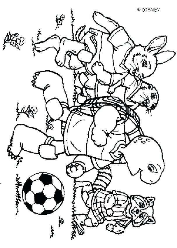 Cute Cartoon Characters Coloring Pages