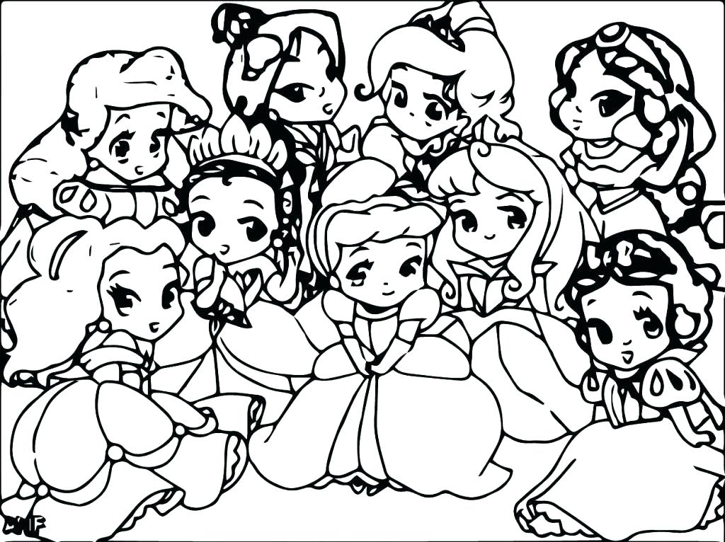 1024x766 Cute Cartoon Characters Coloring Pages Of Baby Fr