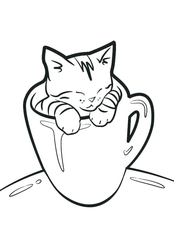 600x776 Coloring Page Of A Cat Cat Coloring Pages Cute Cat Coloring Pages