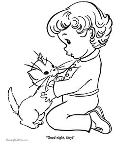236x288 Cat Color Pages Printable There Are Many Free Cute Kitten