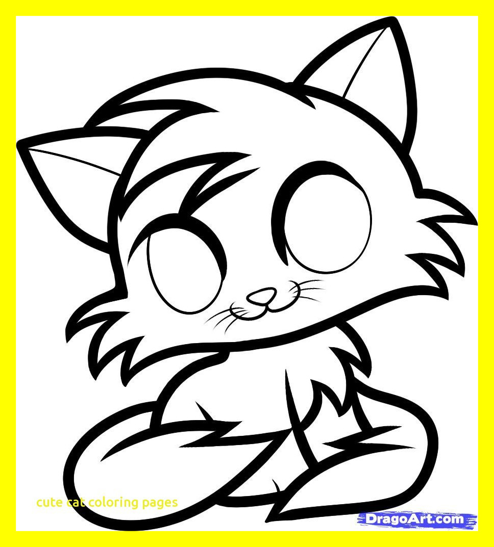 Cute Cat Coloring Pages To Print