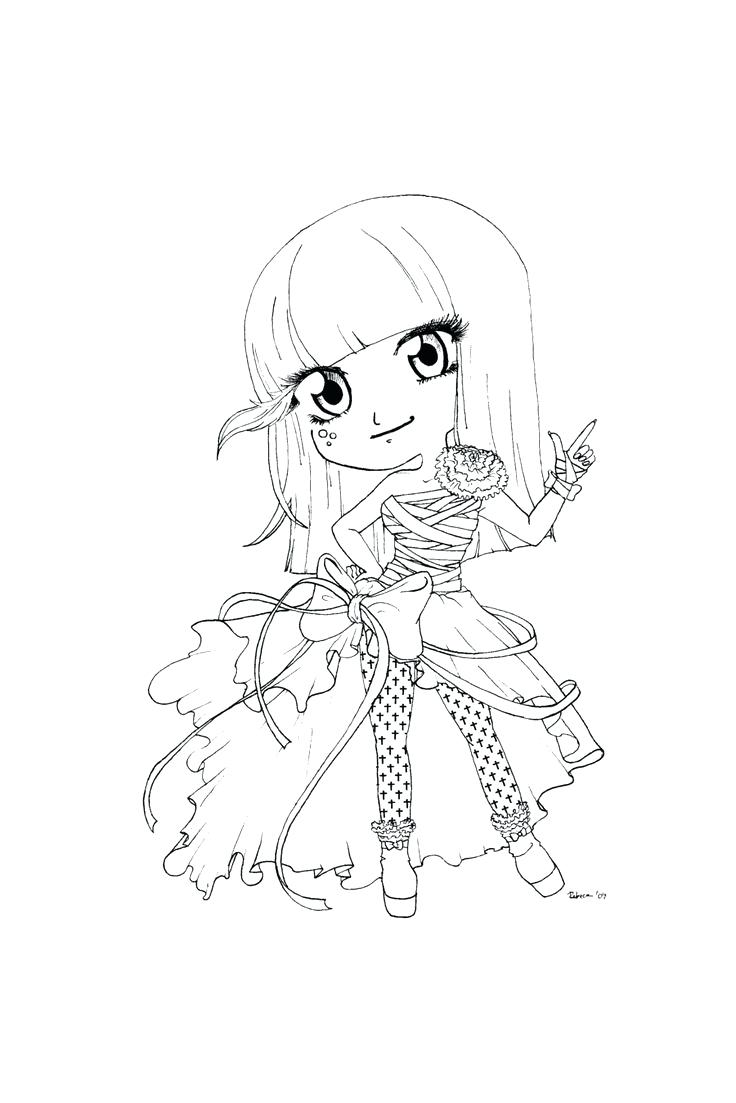 736x1103 Coloring Pages ~ Chibi Coloring Pages Anime For Girls Sailor Moon