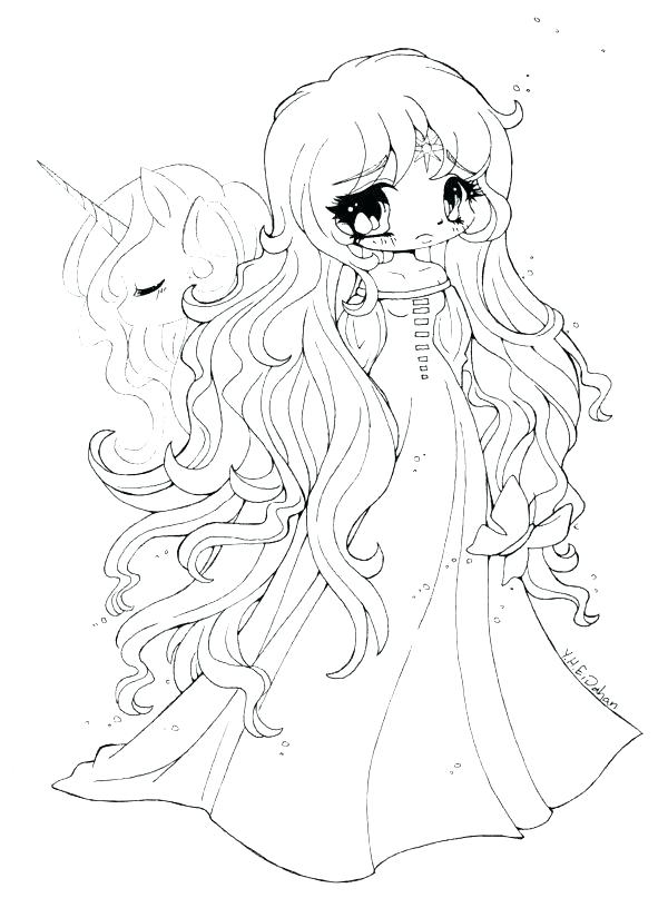 600x807 Chibi Coloring Page Cute Free Coloring Pages Chibi Princess