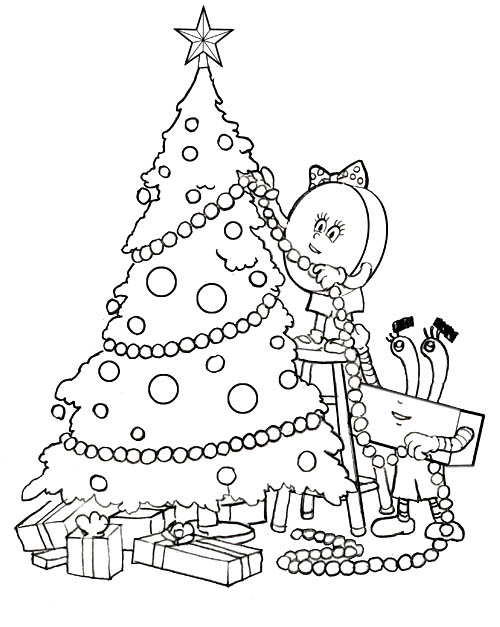 500x627 Cute Christmas Coloring Pages Team Colors
