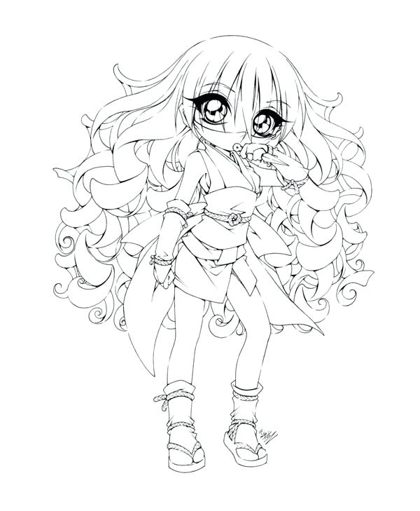 600x729 Cute Girl Coloring Pages Anime Girl Coloring Pages Printable Wolf