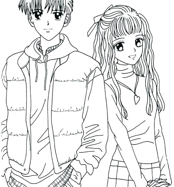 558x600 Cute Couple Coloring Pages Coloring Ideas Pro