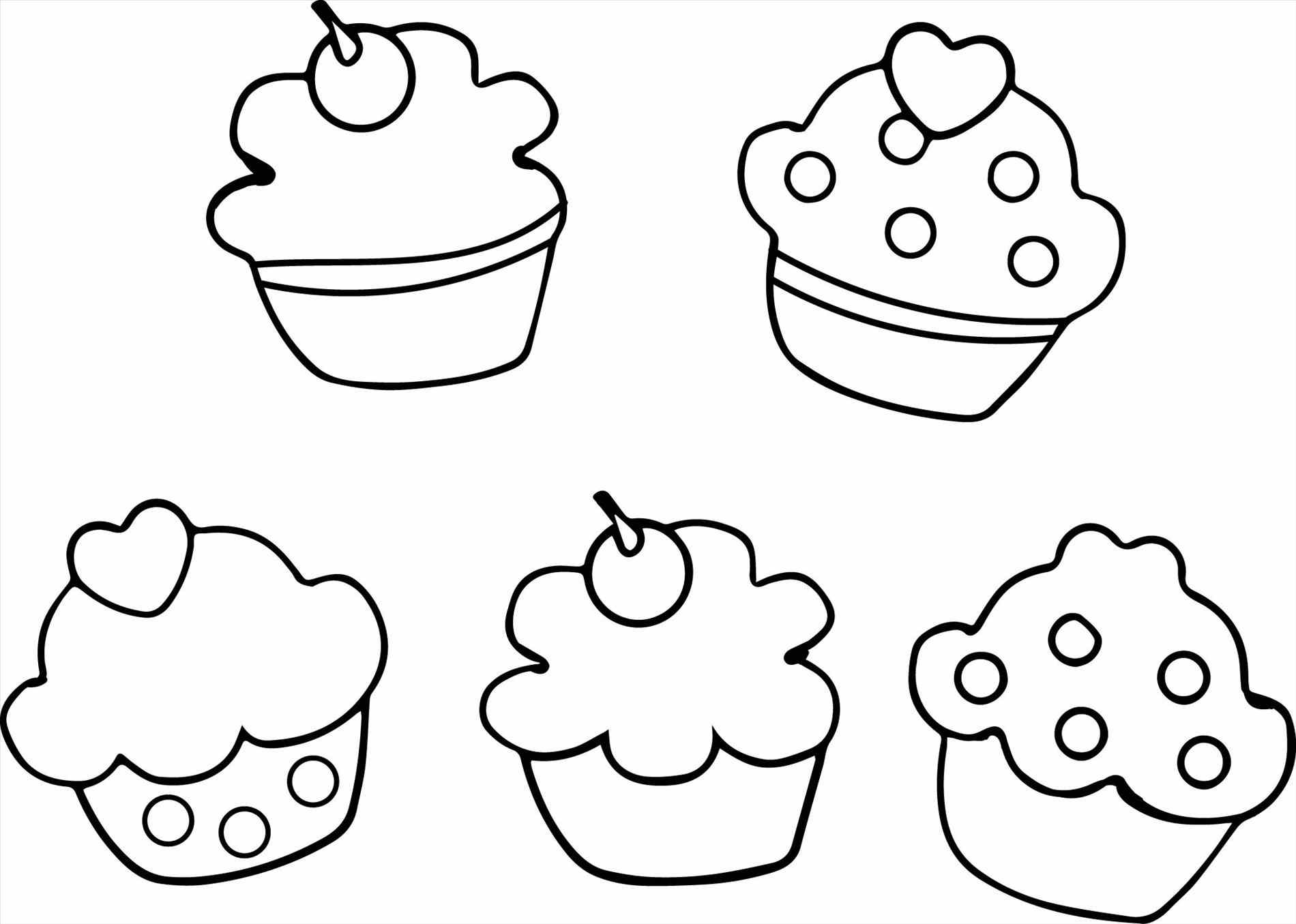 1900x1355 Cute Cupcake Coloring Page Cookie Books With Cupcakes