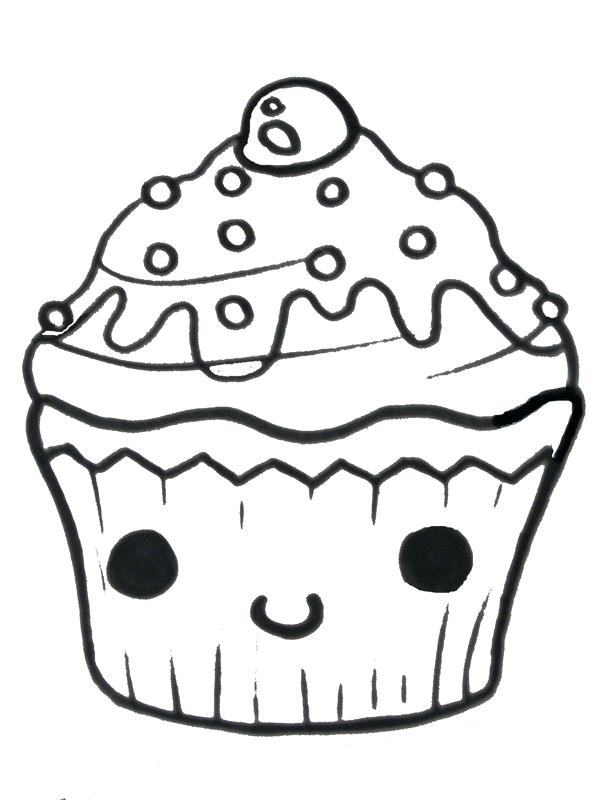 600x800 Drawn Cupcake Easy Pencil And In Color Drawn Cupcake Easy Drawn
