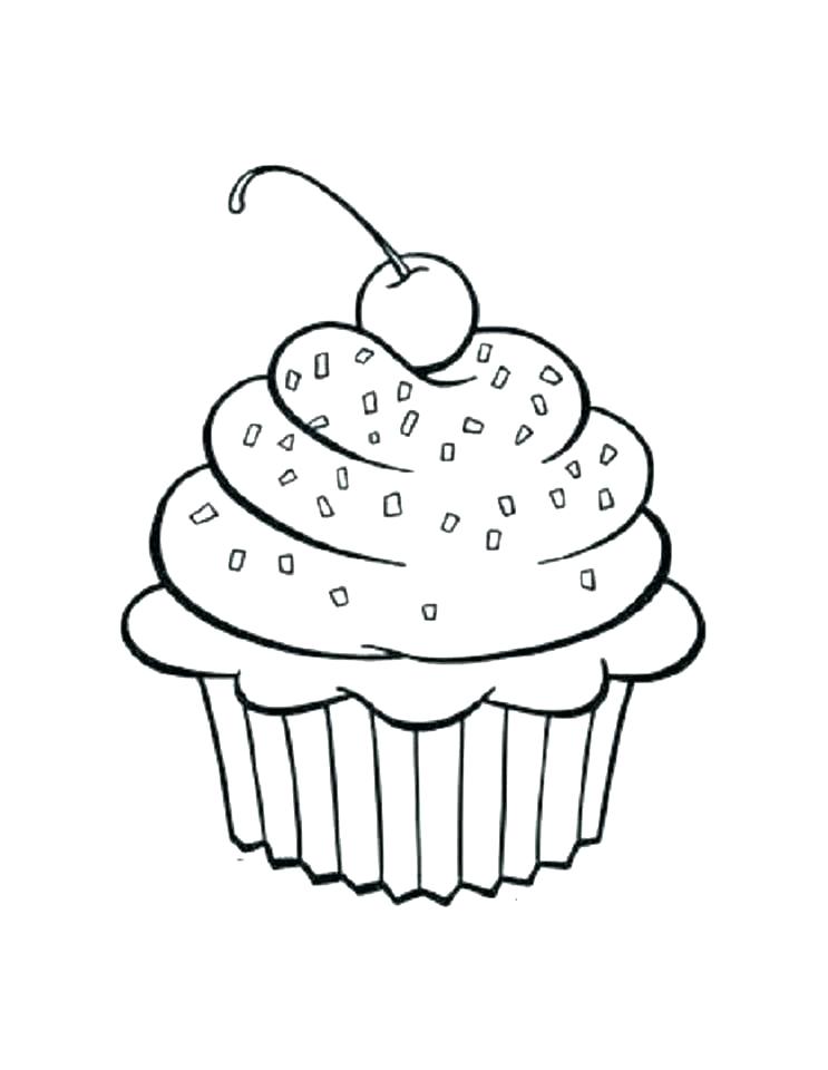 743x960 Free Printable Cupcake Coloring Pages For Kids Cool2bkids Hard