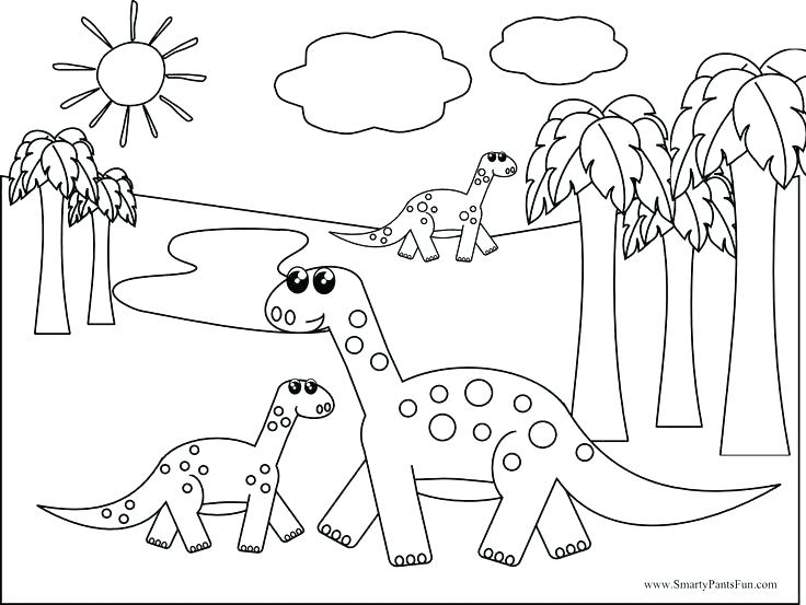 736x553 Dinosaur Free Coloring Pages Cute Dinosaur Coloring Pages Free