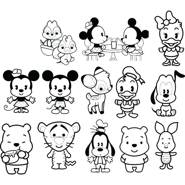 600x600 Cute Disney Coloring Pages Cute Coloring Pages Free Large Images