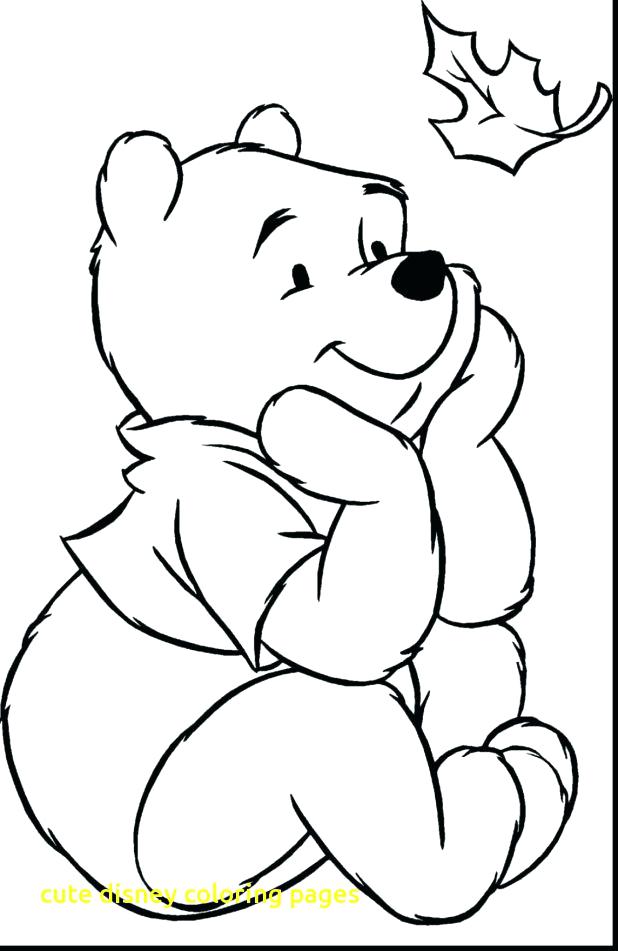 618x951 Cute Disney Coloring Pages Cute Coloring Pages With Coloring