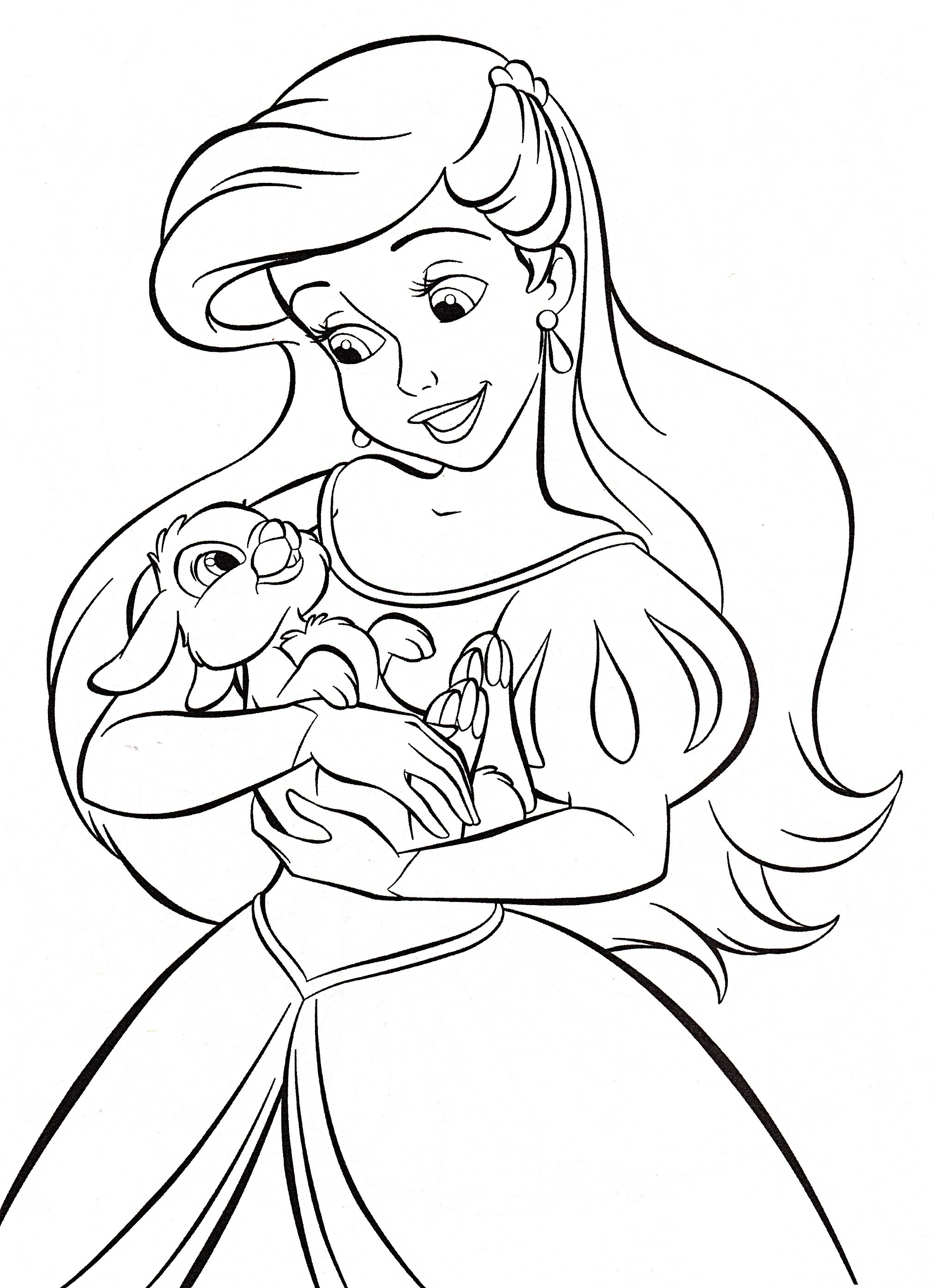 2022x2789 Unique Walt Disney Coloring Pages Princess Ariel Walt Disney