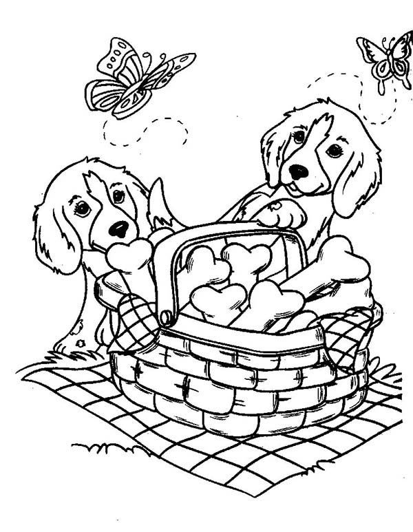 Cute Dog Coloring Pages Printable