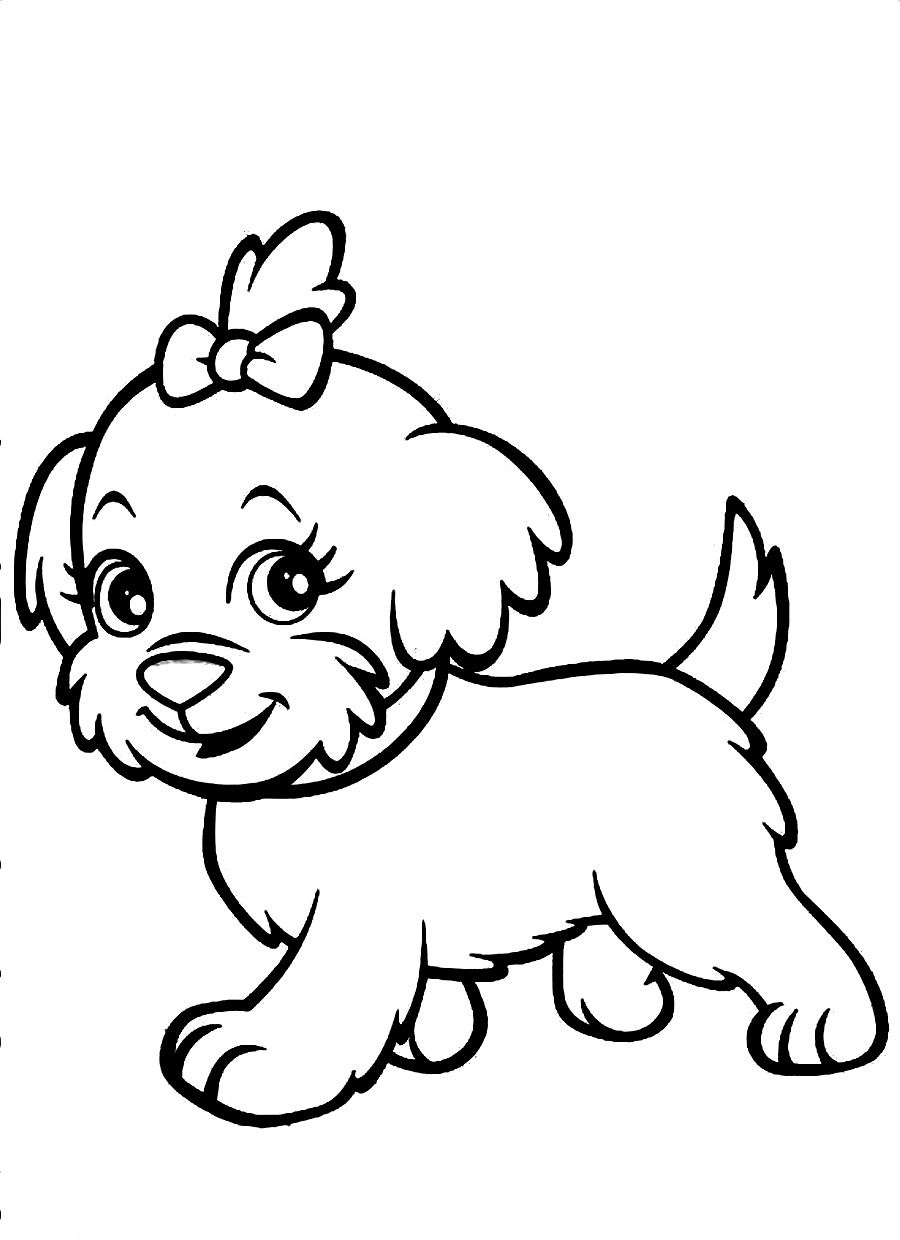 Cute Dog Coloring Pages To Print