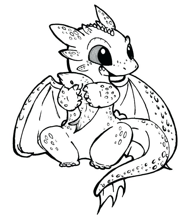 600x722 Cute Dragon Coloring Pages Dragon Coloring Pages 27 Together