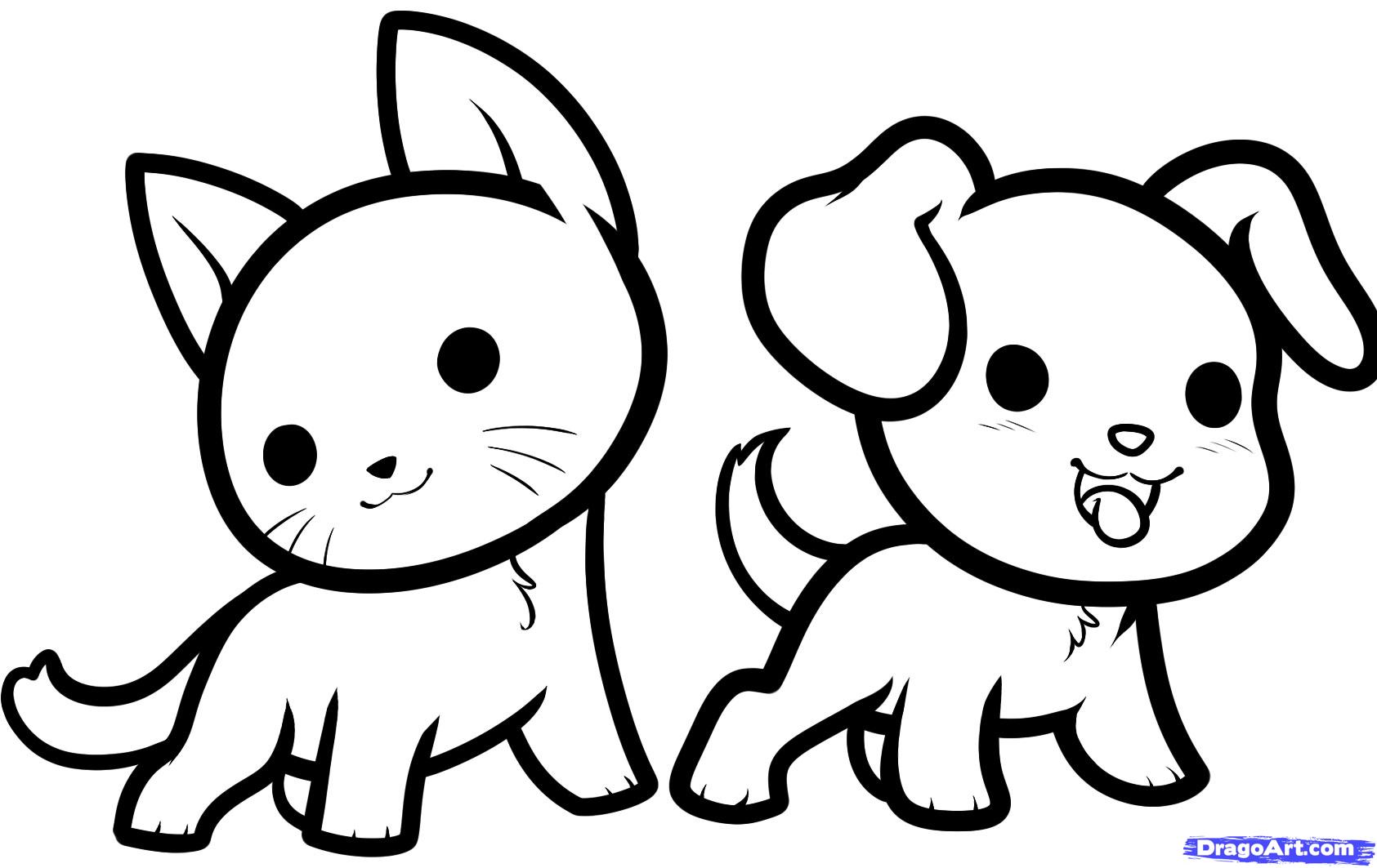 Cute Easy Coloring Pages