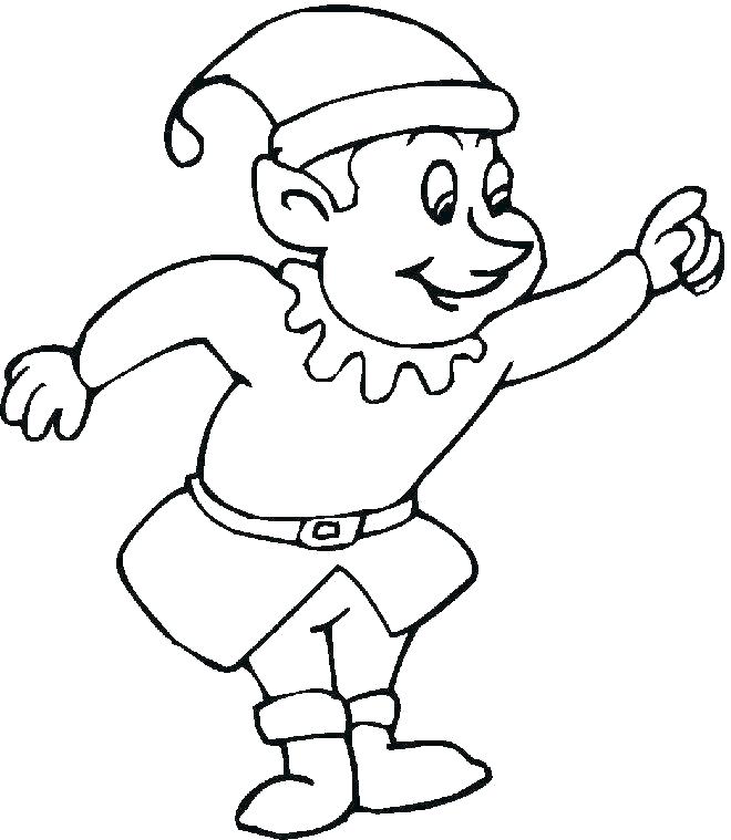 660x759 Elf Printable Coloring Pages Cute Little Girl Elf Coloring Pages