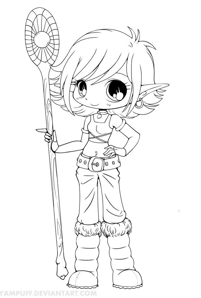 800x1185 Pics Of Cute Girl Elf Coloring Pages Christmas Elves Anime Chibi