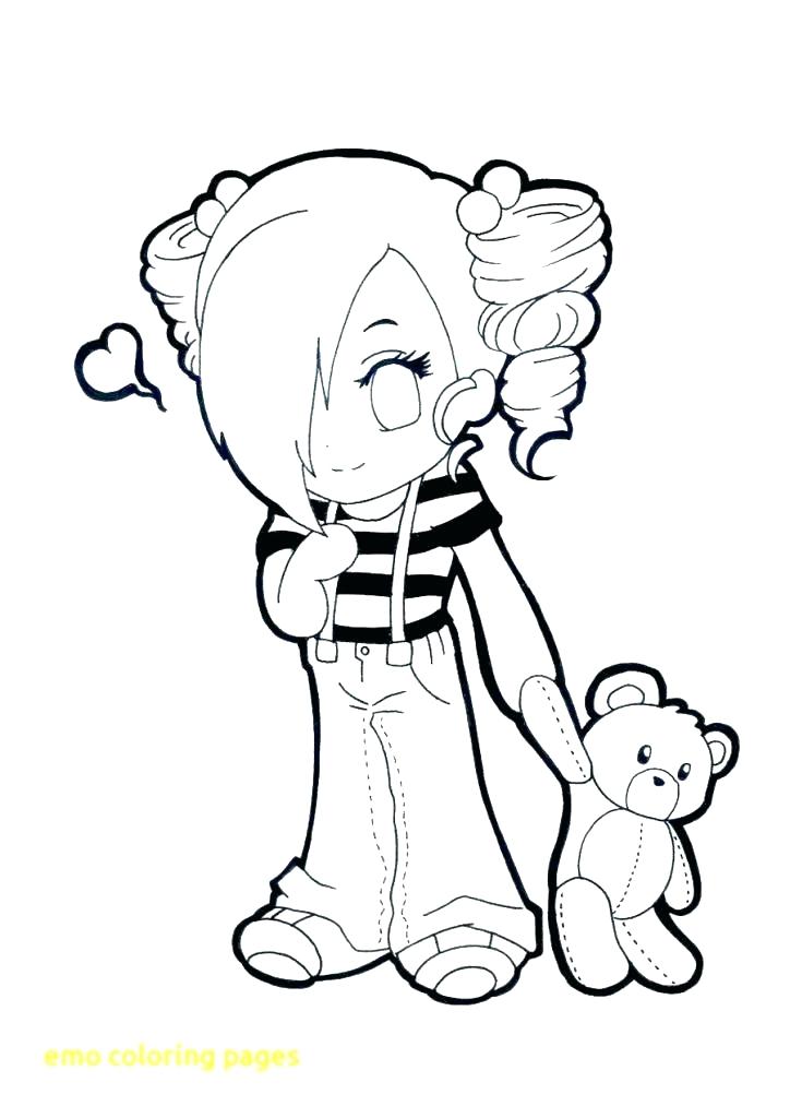 724x1024 Emo Coloring Pages Cute Emo Couples Coloring Pages With To Print
