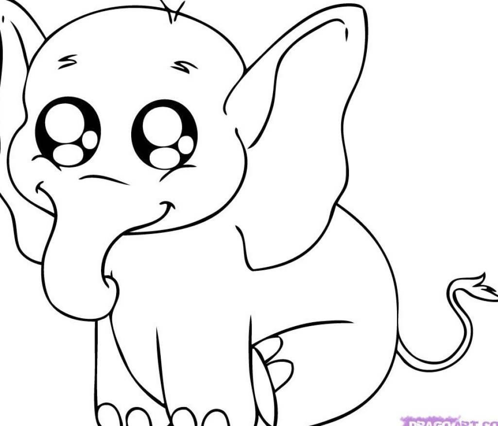 1025x878 Cute Cartoon Animals With Big Eyes Coloring Pages Collection