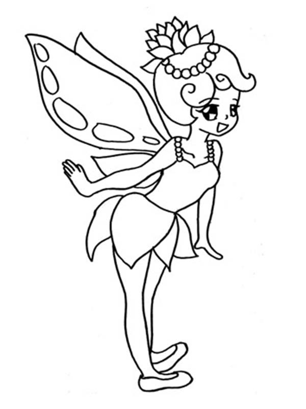 600x800 Cute Disney Fairies Laughing Coloring Page