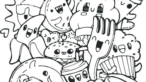 585x329 Kawaii Food Coloring Pages Various Food Coloring Pages Print Like