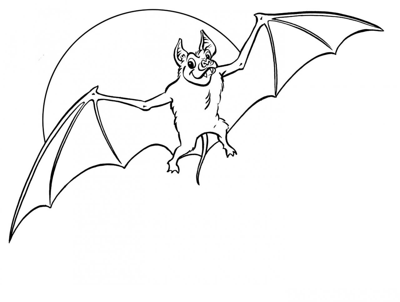 1280x965 Batsloween Coloring Pages Ghost Free Printable Bat Bats Halloween