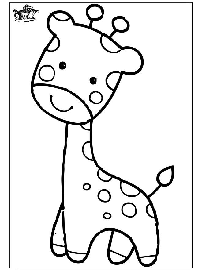 660x880 Cute Giraffe Coloring Pages