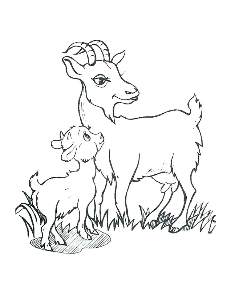 750x1000 Three Billy Goats Gruff Coloring Pages Three Billy Goats Gruff