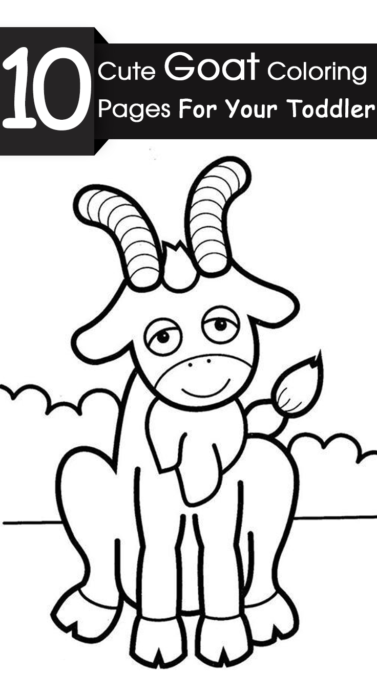 736x1317 Top 25 Free Printable Goat Coloring Pages Online Goats