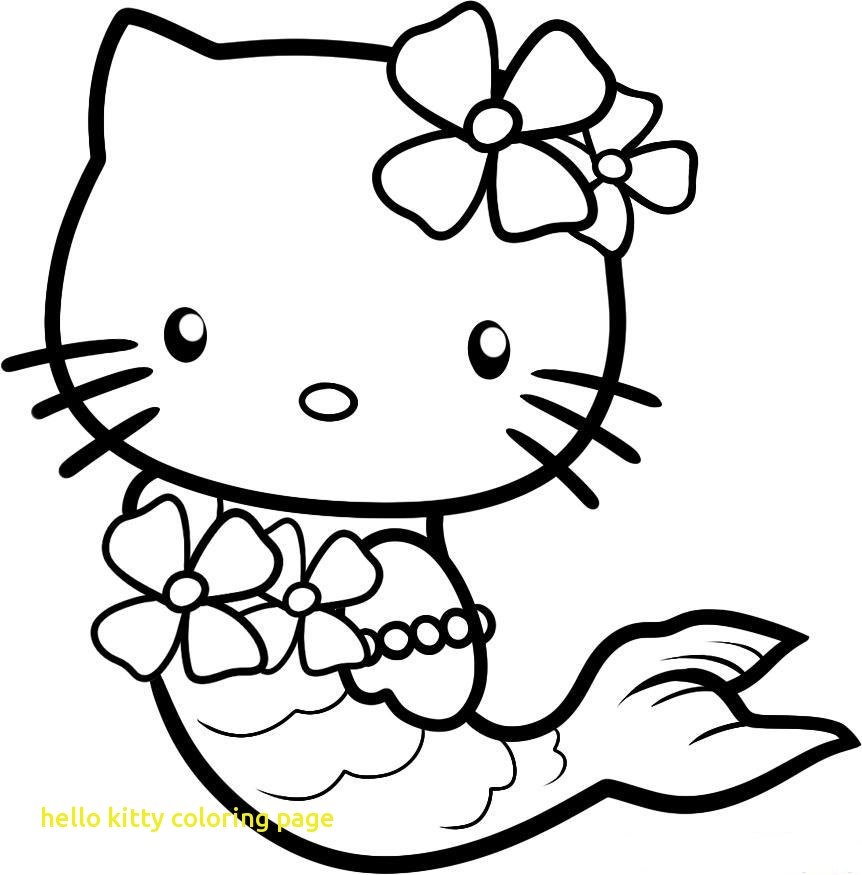 862x875 Hello Kitty Coloring Page With Cute Hello Kitty Coloring Pages As