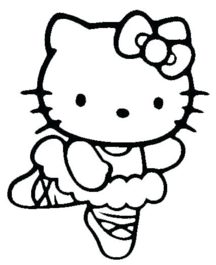 427x524 Cool Hello Kitty Coloring Page Hello Kitty Coloring Pages