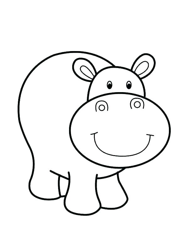 618x785 Hippopotamus Coloring Pages Cute Hippo Coloring Pages Cute Baby