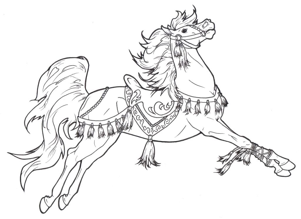 1024x748 Horse Coloring Pages To Download And Print For Free