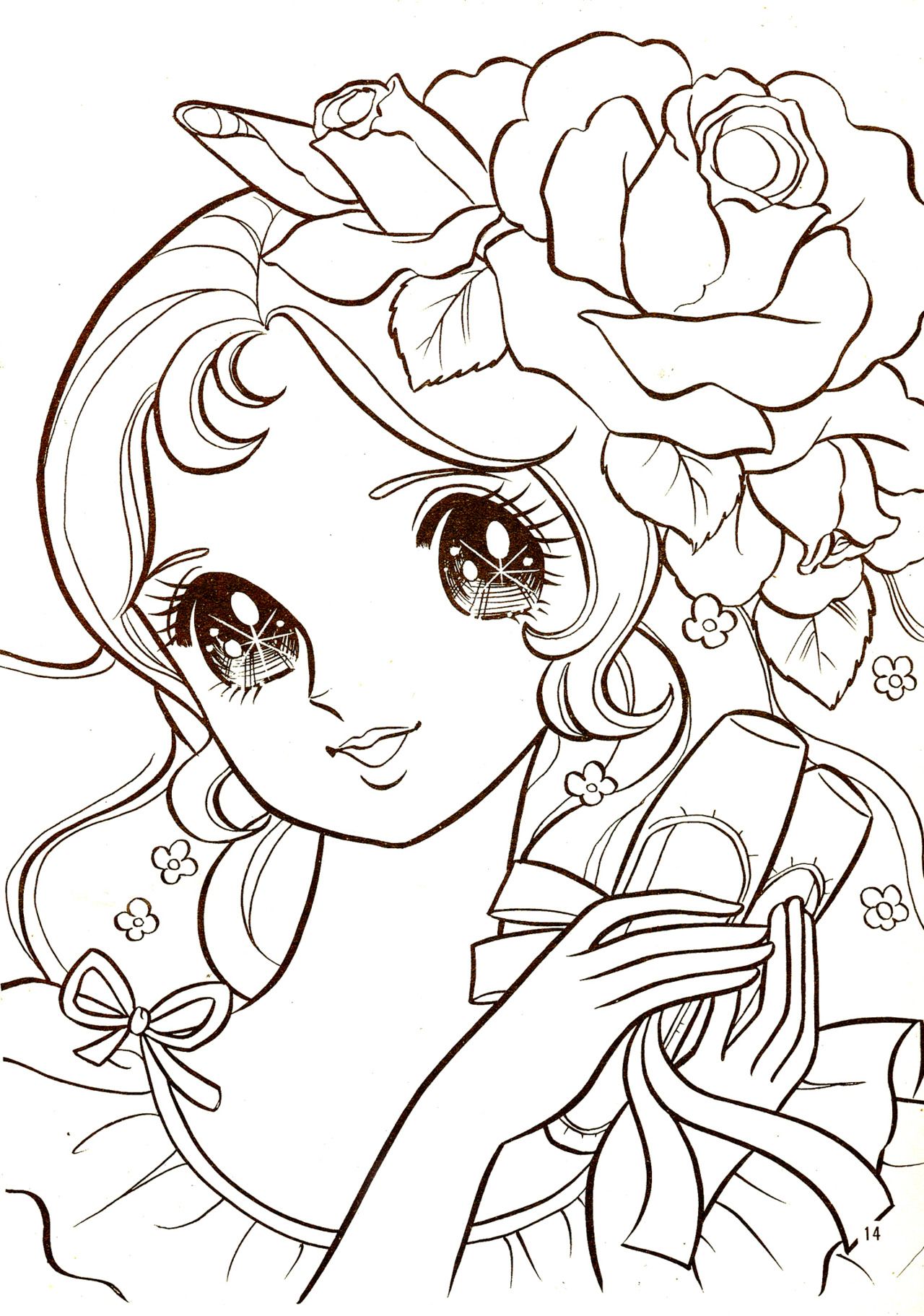 1280x1823 Awesome Coloring Page Manga Online Cute Cat Teccsjc Picture