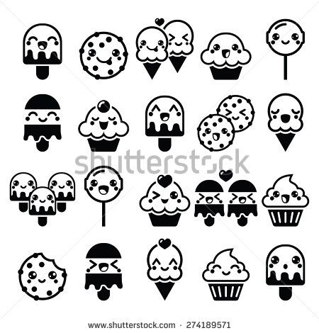 450x470 Old Fashioned Cute Kawaii Food Coloring Pages Pattern