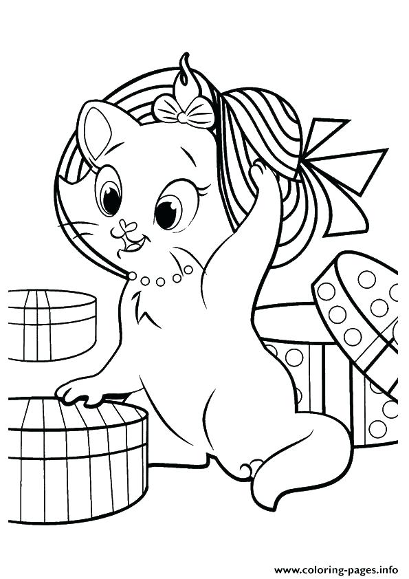 595x842 Cute Kitten Coloring Pages Coloring Page Kitten The Kitten