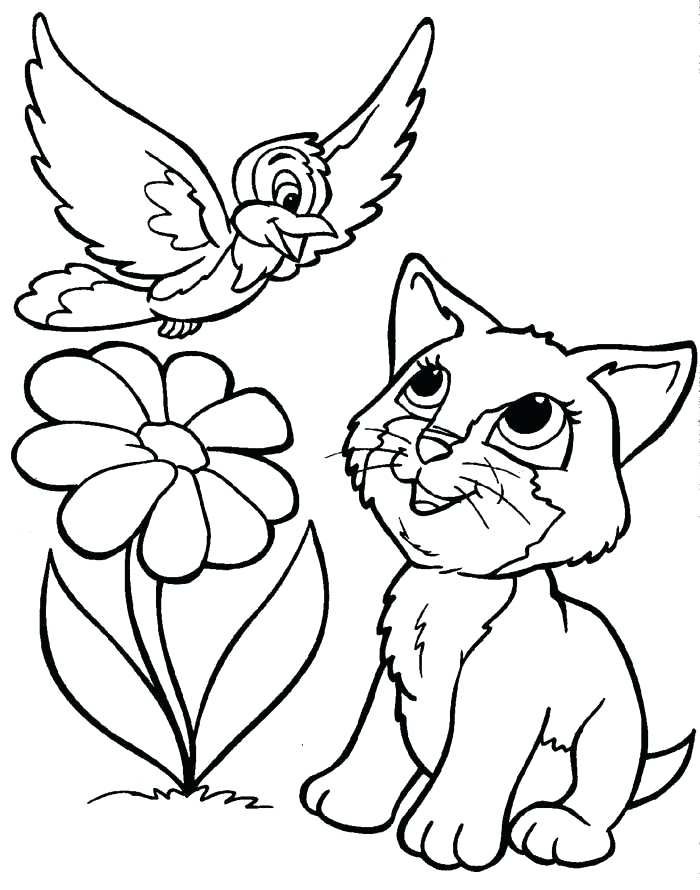 700x890 Cute Kitten Coloring Pages Coloring Pages Puppies And Coloring