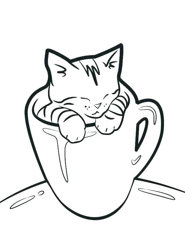600x776 Cute Kitty Coloring Pages Cute Kitty Coloring Pages Sizable