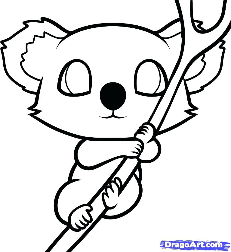 768x835 Koala Bear Pictures To Color Koala Coloring Pages Koala Bear