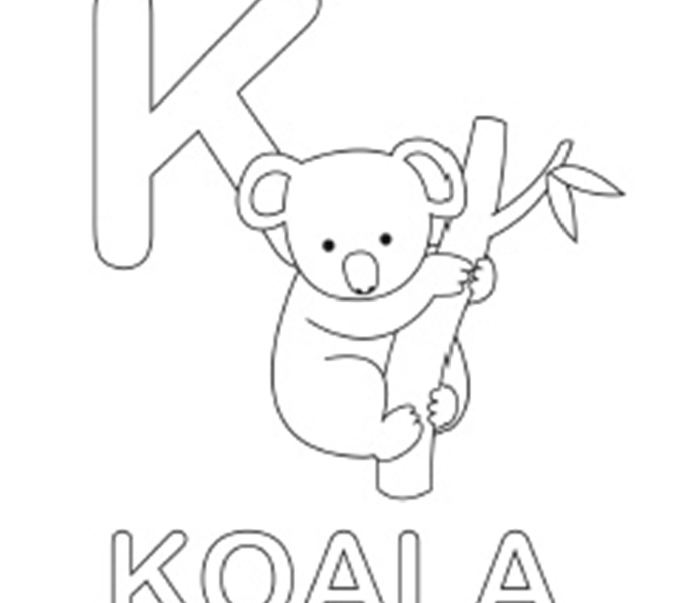 1344x1200 Koalag Pages For Kids Adults Colouring Realistic Bear Free