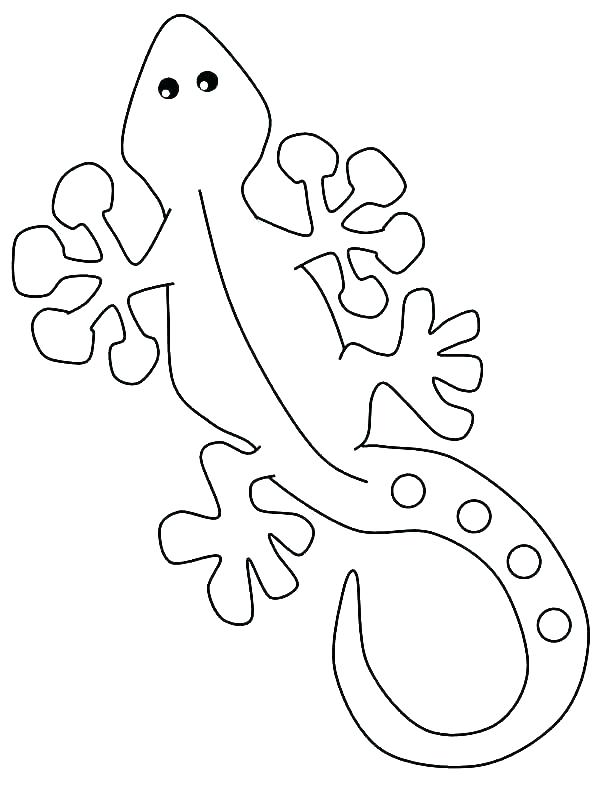 600x800 Cute Lizard Coloring Pages Printable Page Gecko C Macgregormalta