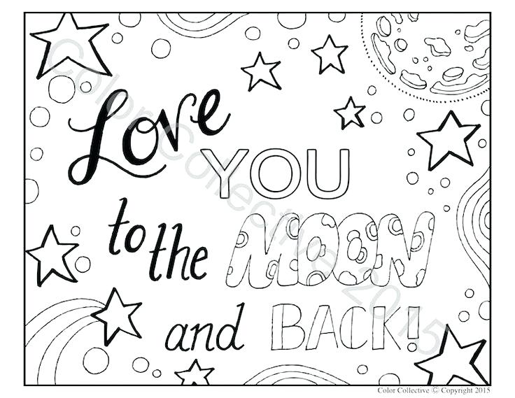 736x569 I Love You Coloring Pages Printable Adult Coloring Page Digital