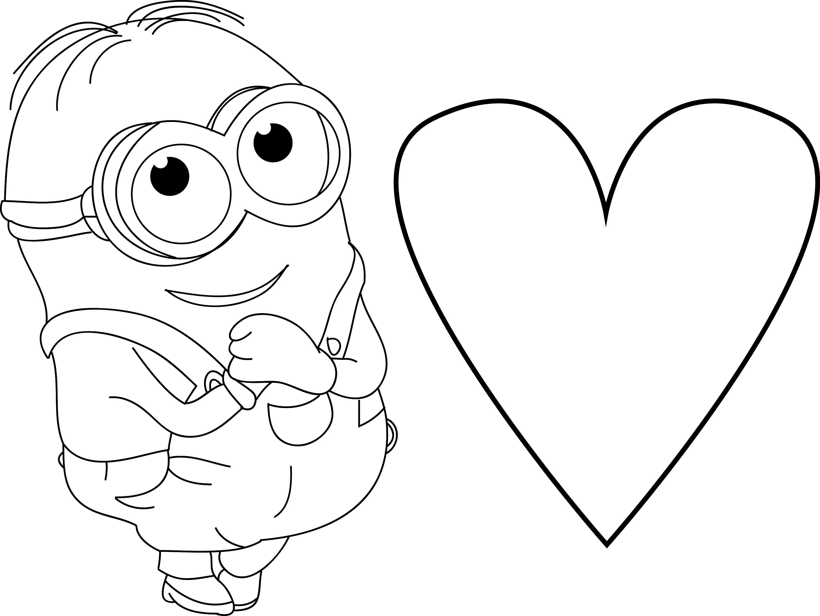 3159x2373 Cute Heart Coloring Pages For Alluring Love Mosm