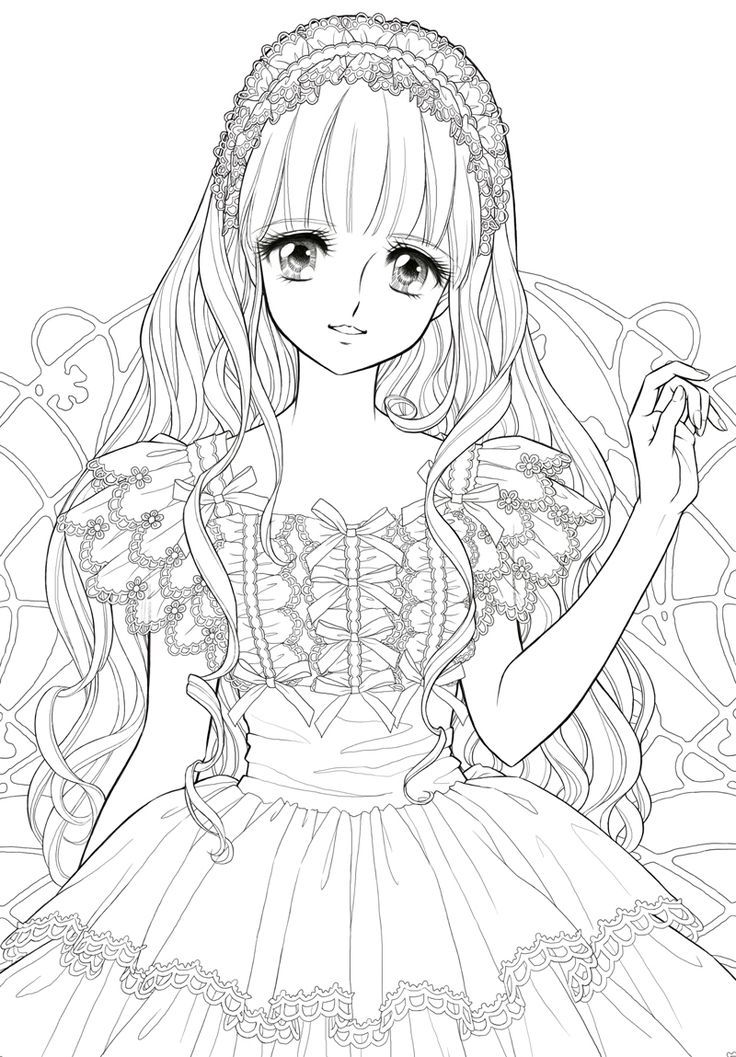736x1057 Manga Coloring Pages Cute Manga