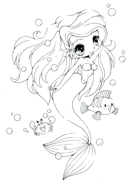 475x649 Good Cute Mermaid Coloring Pages 80 With Additional Free Colouring